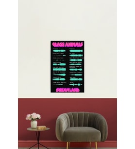 Cam Hayvanlar Dreamland Tablo Ahşap Poster Dekoratif