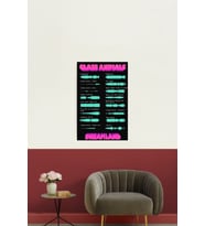 Cam Hayvanlar Dreamland Tablo Ahşap Poster Dekoratif