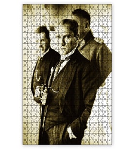 Cakapuzzle Atatürk Cumhuriyet in 10. Yılı Puzzle Yapboz MDF (Ahşap) (120 Parça)