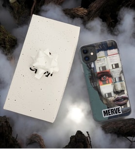 Machine Tasarımlı Kişiye Özel Şeffaf Telefon Kılıfı (Tüm Telefon Modelleri Mevcuttur.) - Hediye Kutulu