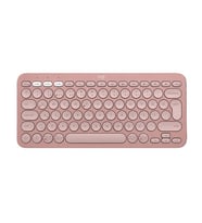 Logitech K380s Çakıl Tuşlu Bluetooth Klavye Pembe
