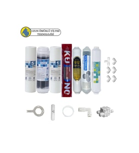 Purefer Açık kasa çift sedimentli Sertifikalı 7li Orijinal Lg Kuno mebran 4lü mineral+B12 alkali