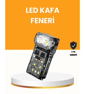 Northcity 3'ü 1 Arada LED Far - Kamping ve Outdoor İçin 10 Saat Pil Süresi