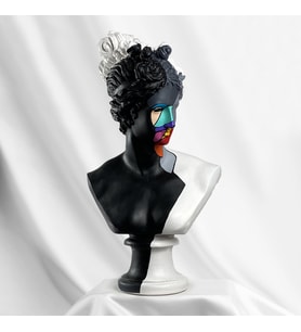Diana 'Slice of Color' Dekoratif Heykel, Pop Art Roma Yunan Heykelleri