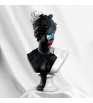 Diana 'Slice of Color' Dekoratif Heykel, Pop Art Roma Yunan Heykelleri