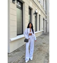 Neşeli butik kadın kışlık alt üst eşofman takımı NB0022 - Gri