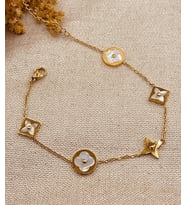 lolajewelry Luxury Steel Altın Kaplama Mineli Çelik Halhal