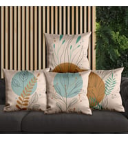 eJOYA Çiçek Tasarımlı 4'lü Yastık İçi Ve Kırlent Kılıfı 45cm 113750