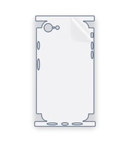 SChitec Apple iPhone SE 2022(SE 3) Uyumlu Fullbody Arka Kaplama Hidrojel Koruyucu Film