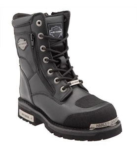 Harley Davidson Riddick Black Deri Erkek Bot (Siyah)