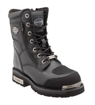 Harley Davidson Riddick Black Deri Erkek Bot (Siyah)
