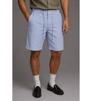 Erkek %100 Pamuk Linen Şort – Bağcıklı Rahat Kesim Yazlık Şort
