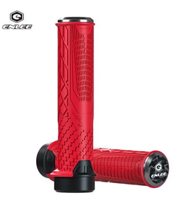 Enlee Mtb Bmx Elcik Silikon Bisiklet Elcik Kaymaz Yapı 140 mm Bisiklet Elciği Kolay Kavrama Kırmızı