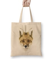 Geometric Animal Lion Bez Çanta Uzun Saplı