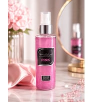 Glamour Shine Pink Shimmer Body Mist 150 ml – Işıltılı ve Ferah Parfümlü Vücut Spreyi