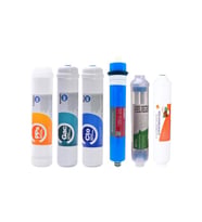 Kapalı Kasa Su Arıtma Cihazı 6 Lı Inline Filtresi Seti 6 Aşamalı Lg & Kuno Membran (Krem)