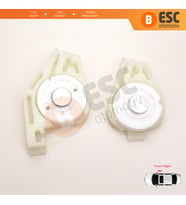 Fiat Doblo MK1 MPV Van 119 223 2001-2010 51718403 İçin Ön Sağ Cam Kriko Tamir Köşe Makarası Seti 1+2