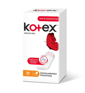 Kotex Günlük Ped Lıghtdays 34 Lü Parfümsüz
