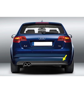 Audi A3 Sportback 2009-2012 Arka Tampon Çeki Demiri Kapağı 8P0807441C