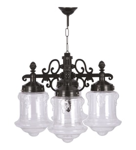 AVONNI BFE-68189-4BSY Siyah Boyalı Dış Mekan Aydınlatma E27 ABS Akrilik Cam 55cm