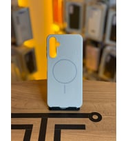 Samsung A24 Uyumlu İçi Kadife Magsafe Destekli Premium Silikon Kılıf (Krem)