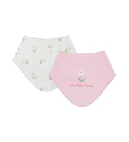 Civil Baby Çiçek Empirme Mama Önlüğü - Pembe