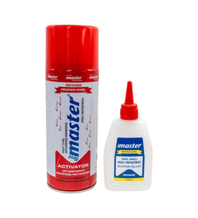 Master MH-402 Mdf Metal Ahşap Plastik Hızlı Yapıştırıcı - 400 Ml. + 100 Gr. - 1 Adet