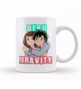 Boku No Hero Academia Deku and Uravity Kupa Bardak Porselen
