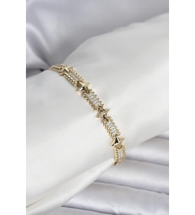 Xuping Kutup Yıldızlı Gold Renk Kadın Bileklik - Tj-Bb8435