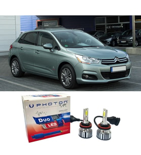 Citroen C4 Led Xenon Uzun Far Ampulü H1 Duo Yeni Seri Beyaz 2004-2012