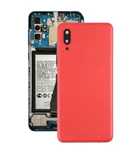 Samsung A02 Uyumlu Arka Pil Batarya Kapağı SM-A022F (Kırmızı)