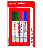 PENMARK HS-305-TK-04 BEYAZ TAHTA KALEMİ 4 RENK BLİSTER