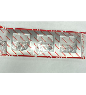 NETELSAN ALTURA PARLAK GÜMÜŞ ÜÇLÜ ÇERÇEVE M.U.CRV.31005