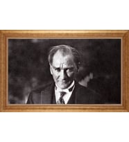 ALTIN ÇERÇEVELİ PASPARTULU TABLO CR537