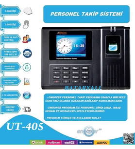 Bataryalı parmakizi pdks sistemi
