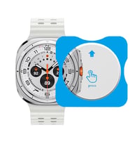Samsung Watch 7 Ultra Uyumlu Kolay Takılabilir Takma Aparatlı Temperli Cam Ekran Koruyucu