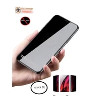 Tecno Spark 9t Hayalet Ekran Koruyucu Privacy Gizlilik Filitreli Tam Kaplayan Kırılmaz Cam