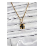 Mey İthalat® 316L Çelik Zincir Gold Renk Vintage Model Kadın Kolye