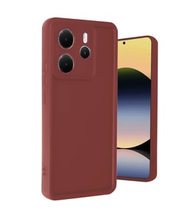 Xiaomi Redmi Note 14 4G Kılıf Viera Silikon - Bordo