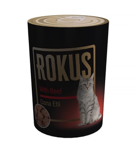 Rokus Dana Etli 410 G. Kedi Konserve Maması