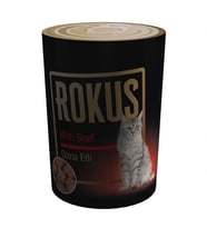 Rokus Dana Etli 410 G. Kedi Konserve Maması