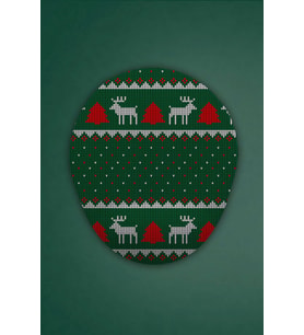 Yılbaşı Temalı Bilek Destekli Mouse Pad