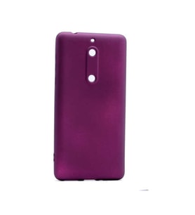 Nokia 5 Uyumlu Kılıf Zore Premier Silikon Kapak (Mürdüm)