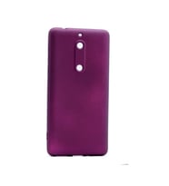 Nokia 5 Uyumlu Kılıf Zore Premier Silikon Kapak (Mürdüm)