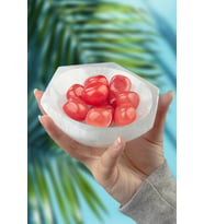 Çilek Kuvars Taşı Tamburlanmış Kütle - 100 Gram