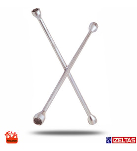 İZELTAŞ BİJON ANAHTARI İSTAVROZ TİPİ 4'LÜ (17MM 19MM 21MM 22MM)