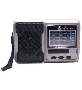 Fepe 1781BT FM AM ve Kısa Dalga Analog Radyo Acil Durum El Fenerli Bluetooth Hoparlör Dünya Radyosu