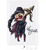League Of Legends Vayne Puzzle 240 Parça Yapboz