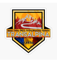 Transalpina Romania Sticker 19CM Etiket Yapıştırma