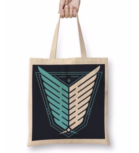 Attack On Titan Wings of Freedom Bez Çanta Uzun Saplı
